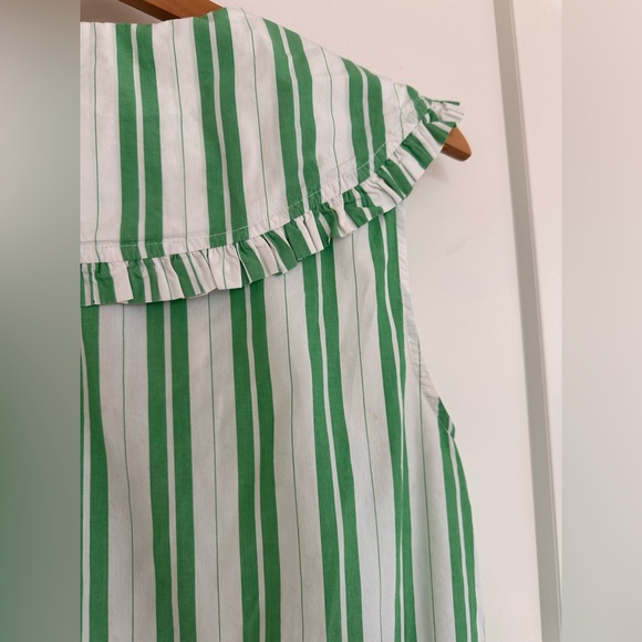 Ganni Striped Over sized collar button down - Picture 6 of 10